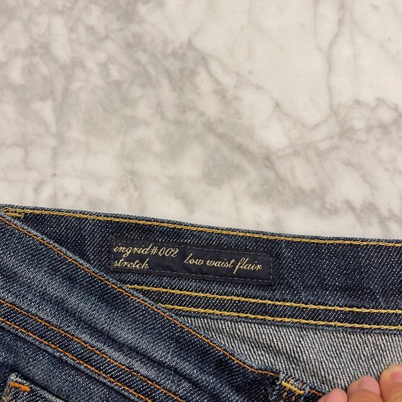 Citizens of Humanity Ingrid #002 Low Waist Flare Stretch Jeans Women's Size 28 - Picture 4 of 11